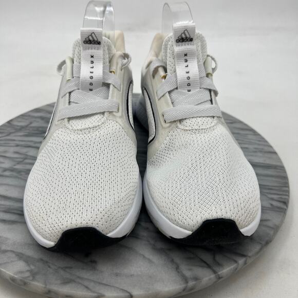 Adidas Womens 9 Running Shoes White Edge Lux Athletic Workout Trainer H03865 - Picture 3 of 13